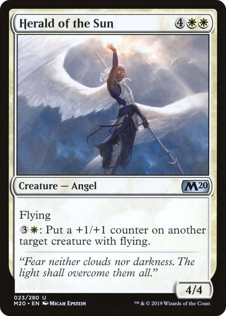 Image of Herald of the Sun (M20-023) - Core Set 2020
