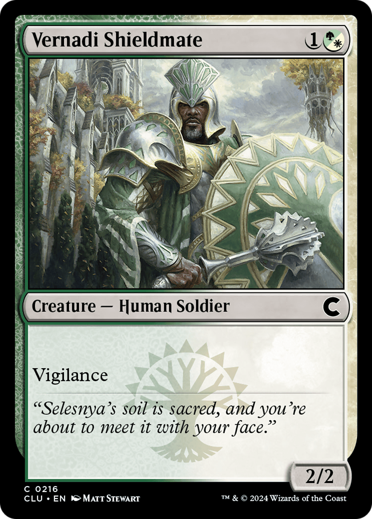 Image of Vernadi Shieldmate (CLU-216) - Ravnica: Clue Edition
