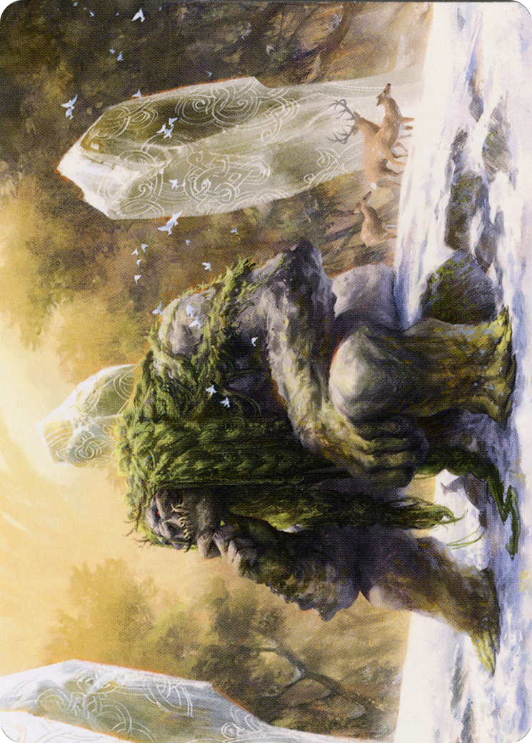 Image of Svella, Ice Shaper // Svella, Ice Shaper (ASKHM-066) - Art Series: Kaldheim (Borderless)
