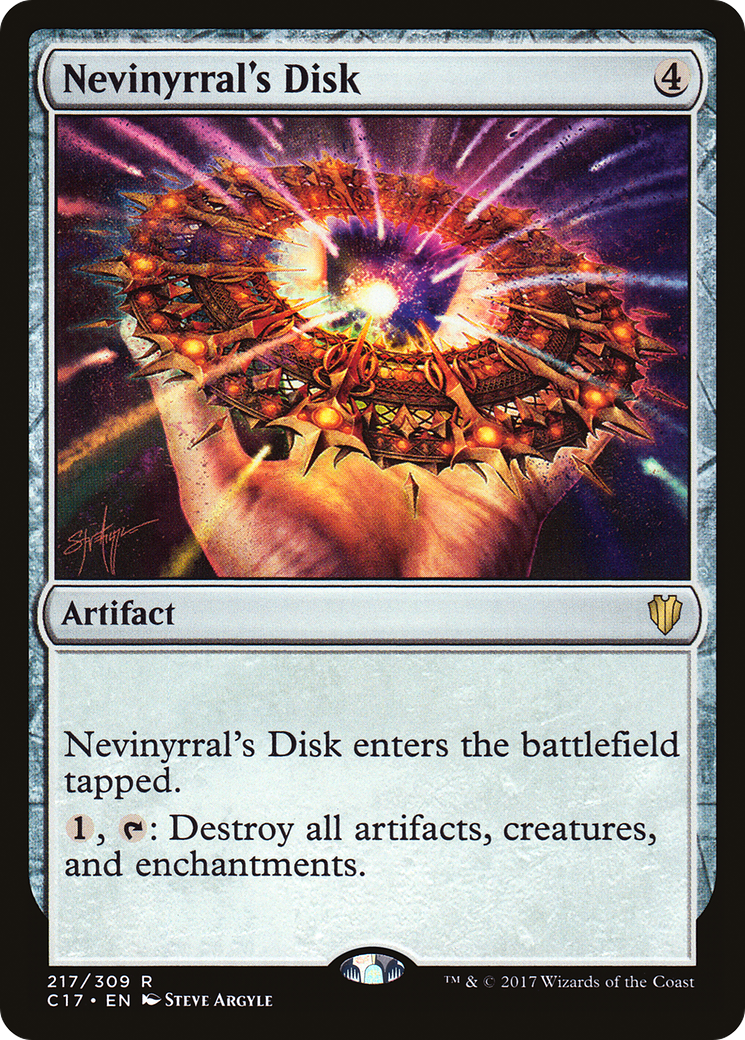 Image of Nevinyrral's Disk (C17-217) - Commander 2017