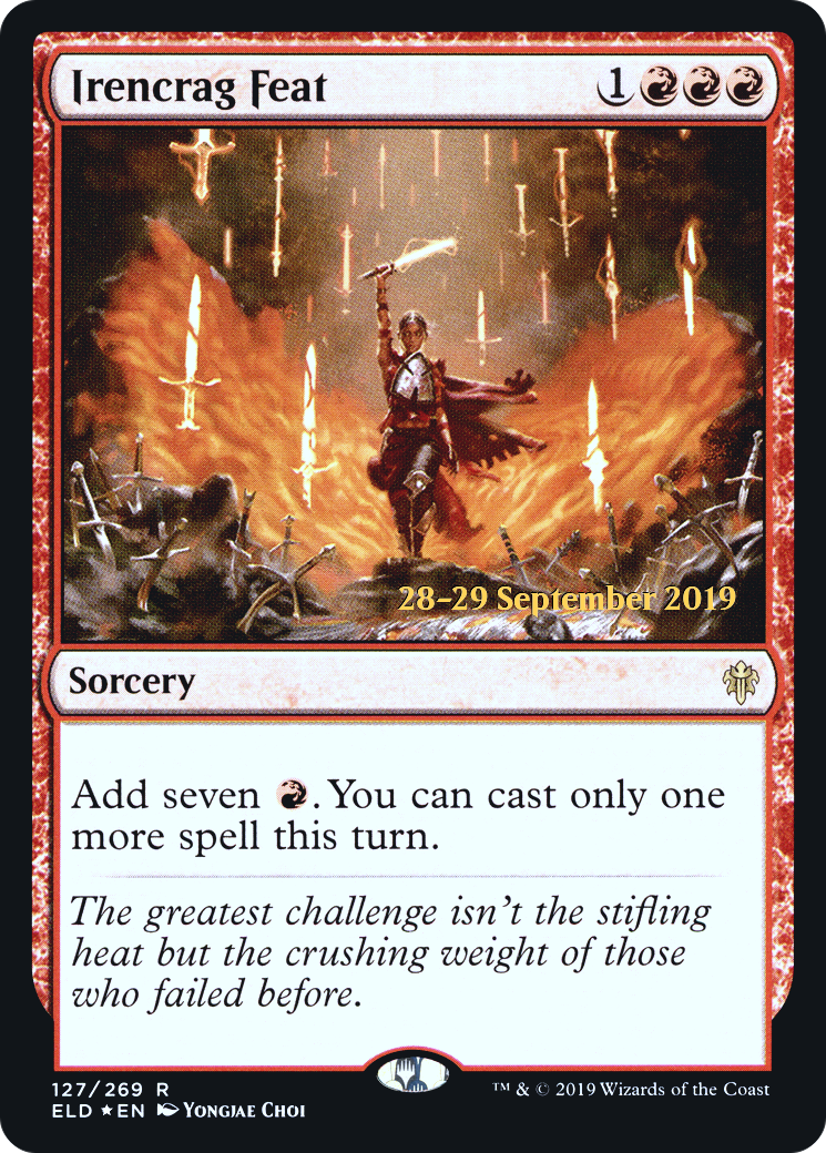 Image of Irencrag Feat (PRE-127S) - Throne of Eldraine Promos Foil