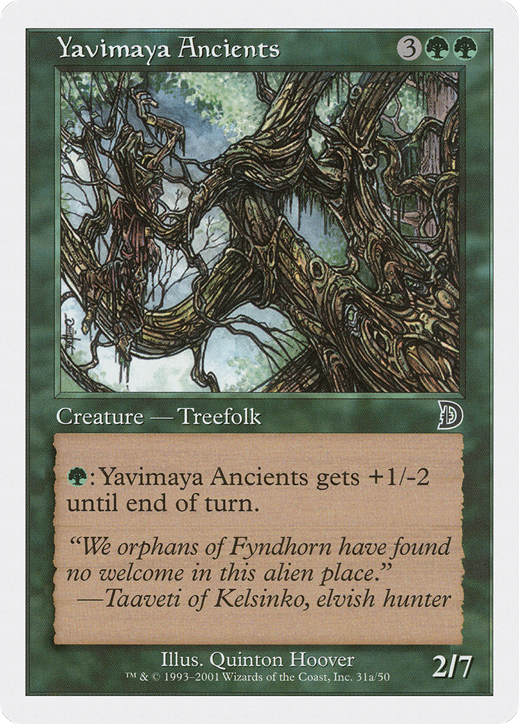 Image of Yavimaya Ancients (31a) (DKM-31A) - Deckmasters