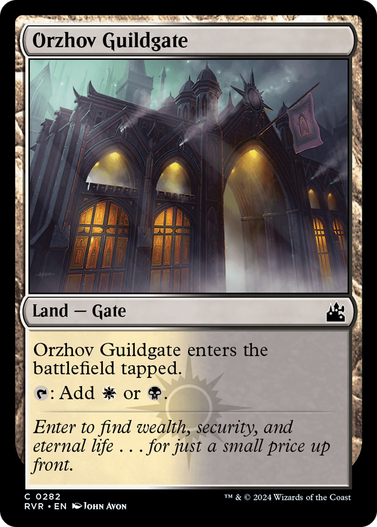 Image of Orzhov Guildgate (RVR-282) - Ravnica Remastered