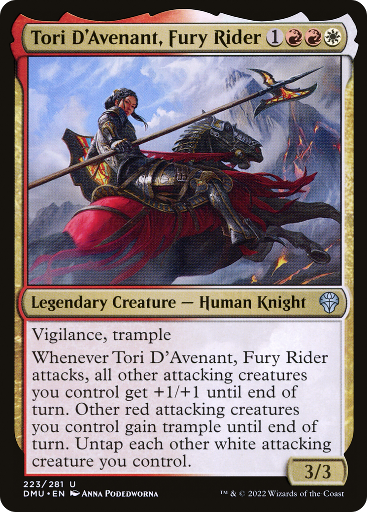 Image of Tori D'Avenant, Fury Rider (DMU-223) - Dominaria United