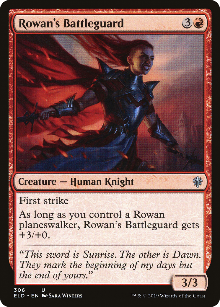 Image of Rowan's Battleguard (ELD-306) - Throne of Eldraine