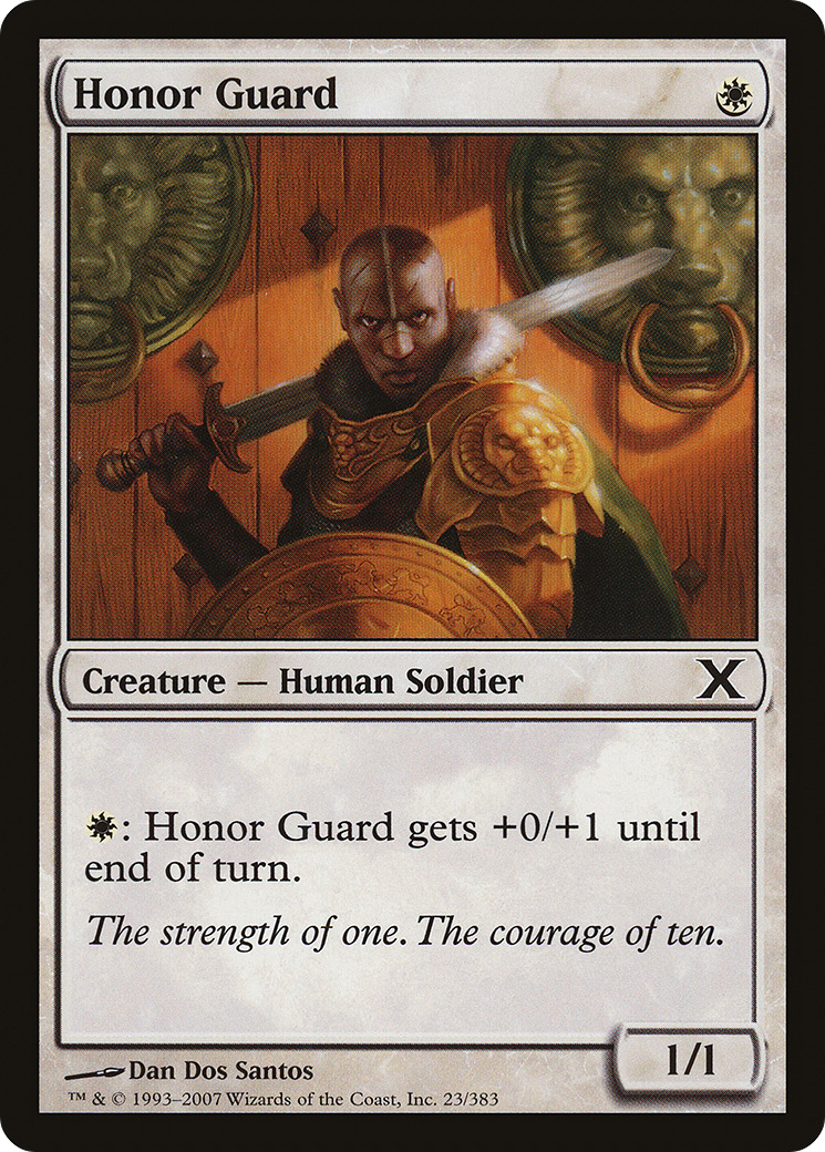 Image of Honor Guard (10E-023) - Tenth Edition Foil