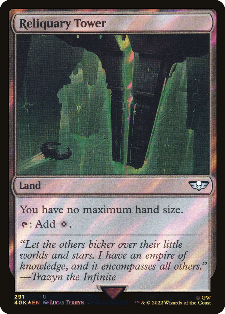 Image of Reliquary Tower (Surge Foil) (40K-291) - Warhammer 40,000 Commander Foil