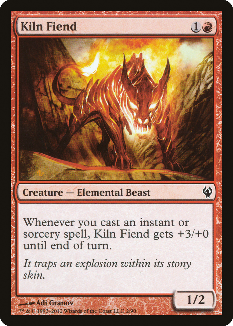Image of Kiln Fiend (DDJ-002) - Duel Decks: Izzet vs. Golgari