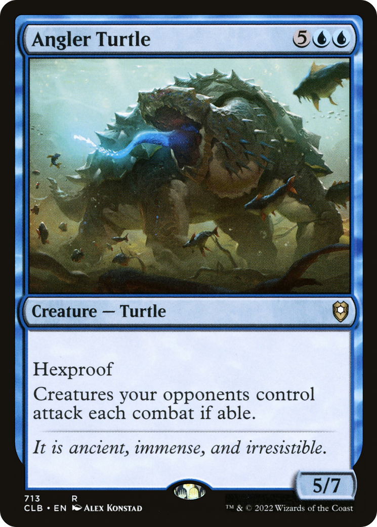 Image of Angler Turtle (CLB-713) - Commander Legends: Battle for Baldur's Gate