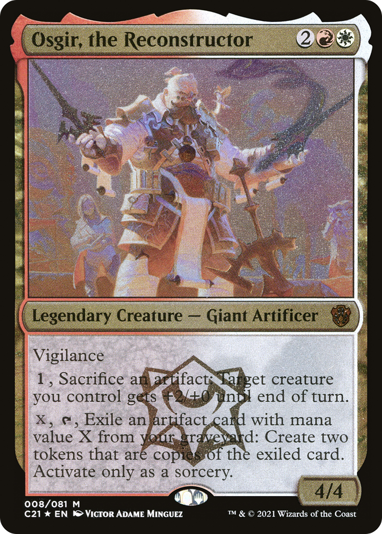 Image of Osgir, the Reconstructor (C21-008) - Commander 2021 Display Commanders Etched Foil