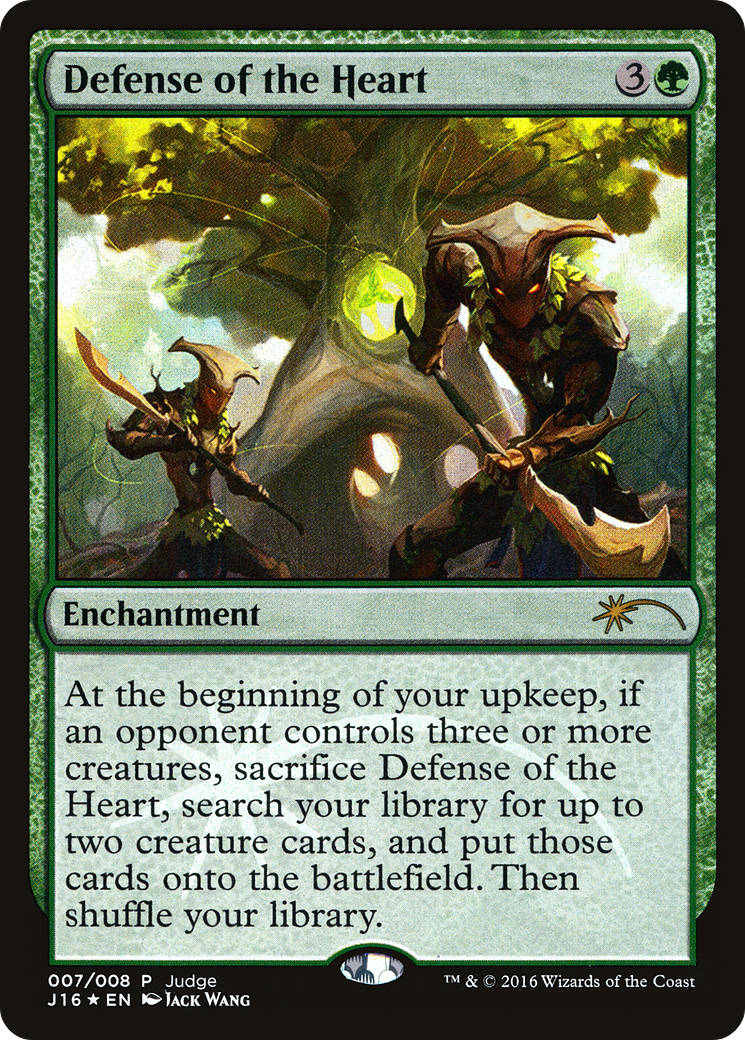 Image of Defense of the Heart (JDG-007) - Judge Gift Cards 2016 Foil
