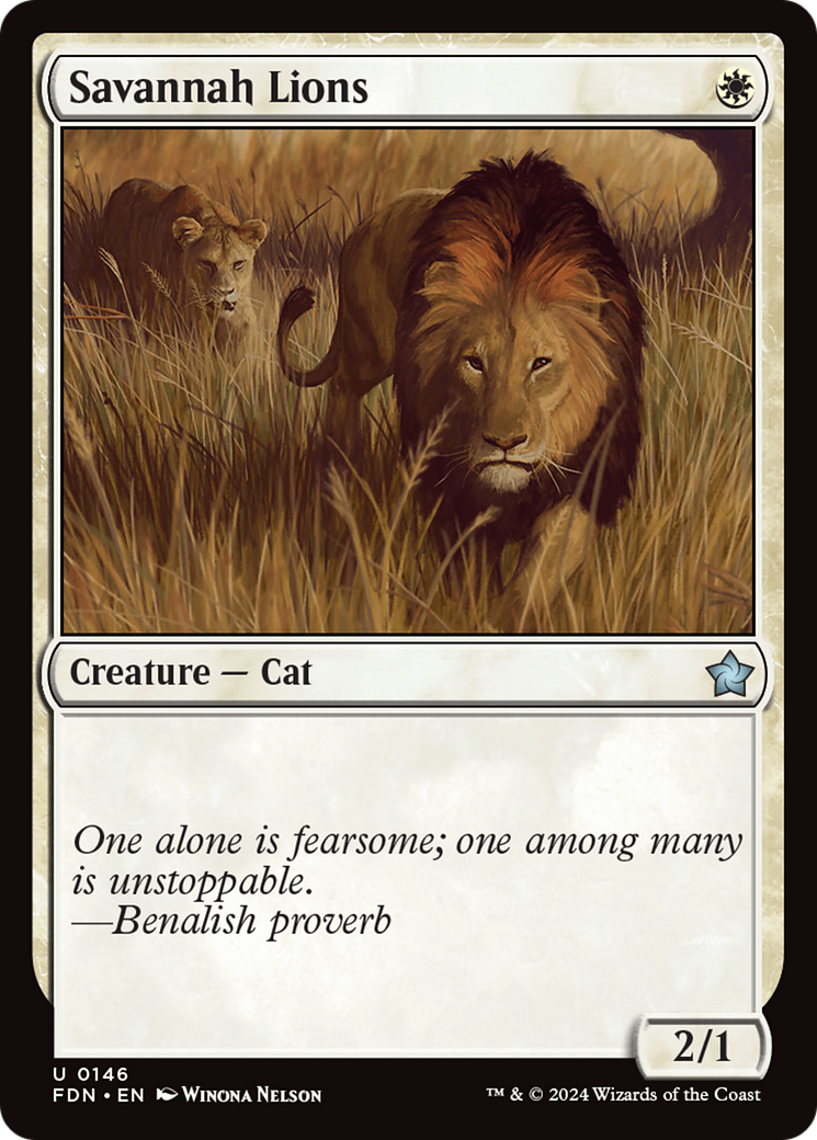 Image of Savannah Lions (FDN-146) - Foundations