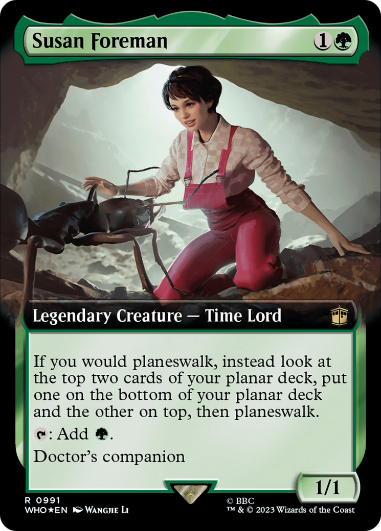 Image of Susan Foreman (Extended Art) (Surge Foil) (WHO-991) - Doctor Who: (Extended Art) Foil
