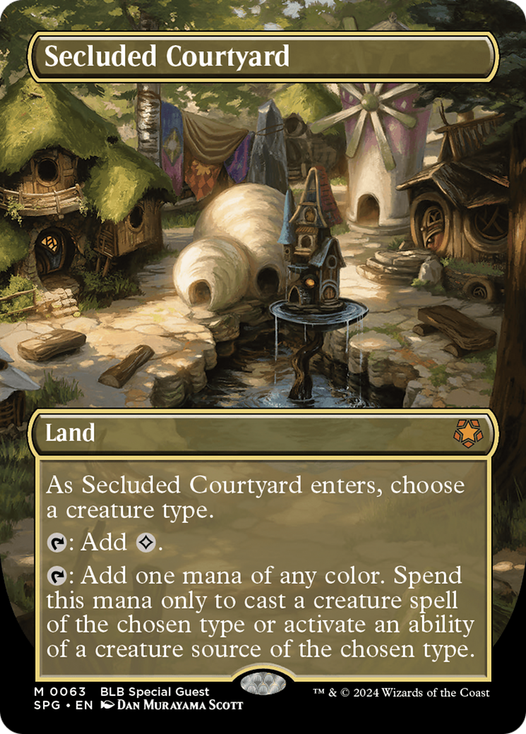 Image of Secluded Courtyard (Borderless) (SPG-063) - Special Guests (Borderless)