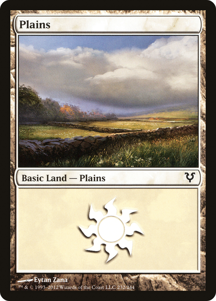 Image of Plains (232) (AVR-232) - Avacyn Restored Foil