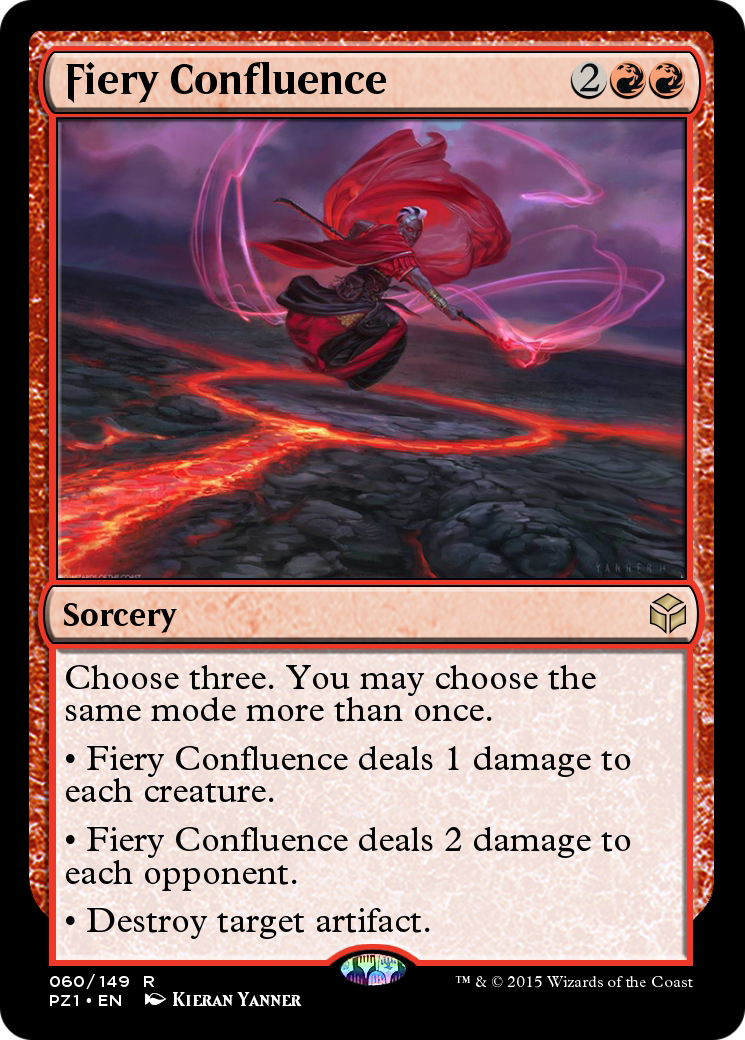 Image of Fiery Confluence (PZ1-060) - Legendary Cube Prize Pack Foil