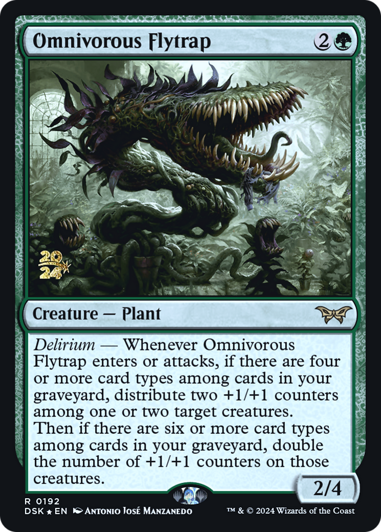 Image of Omnivorous Flytrap (PRE-192) - Duskmourn: House of Horror Promos Foil