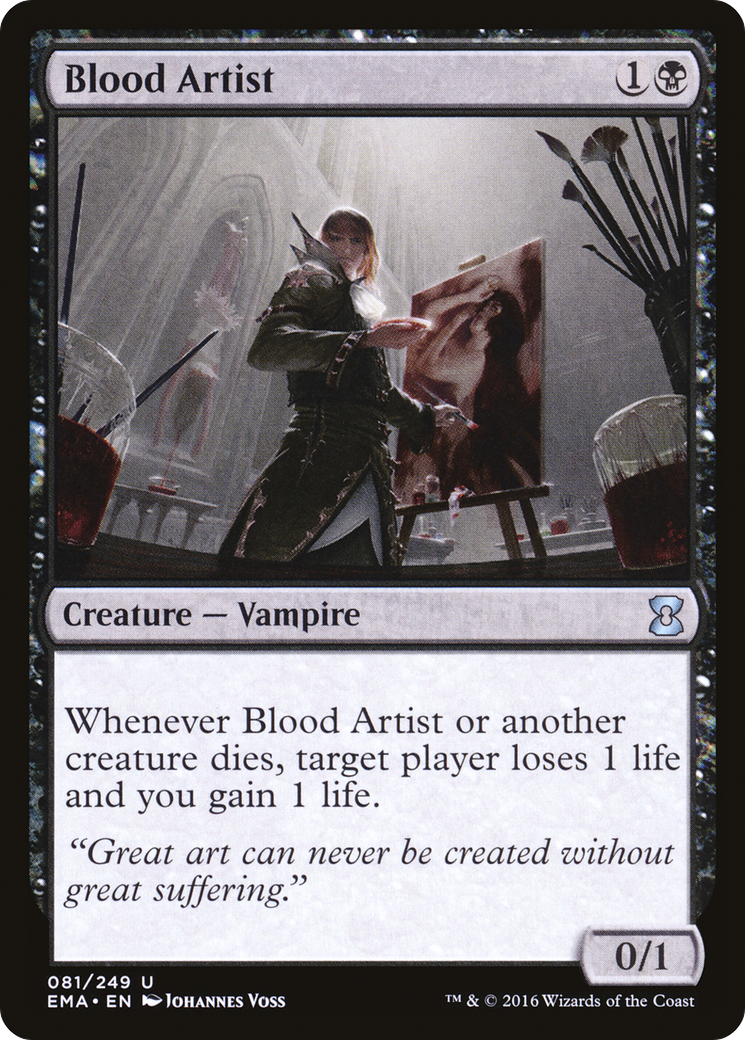 Image of Blood Artist (EMA-081) - Eternal Masters Foil