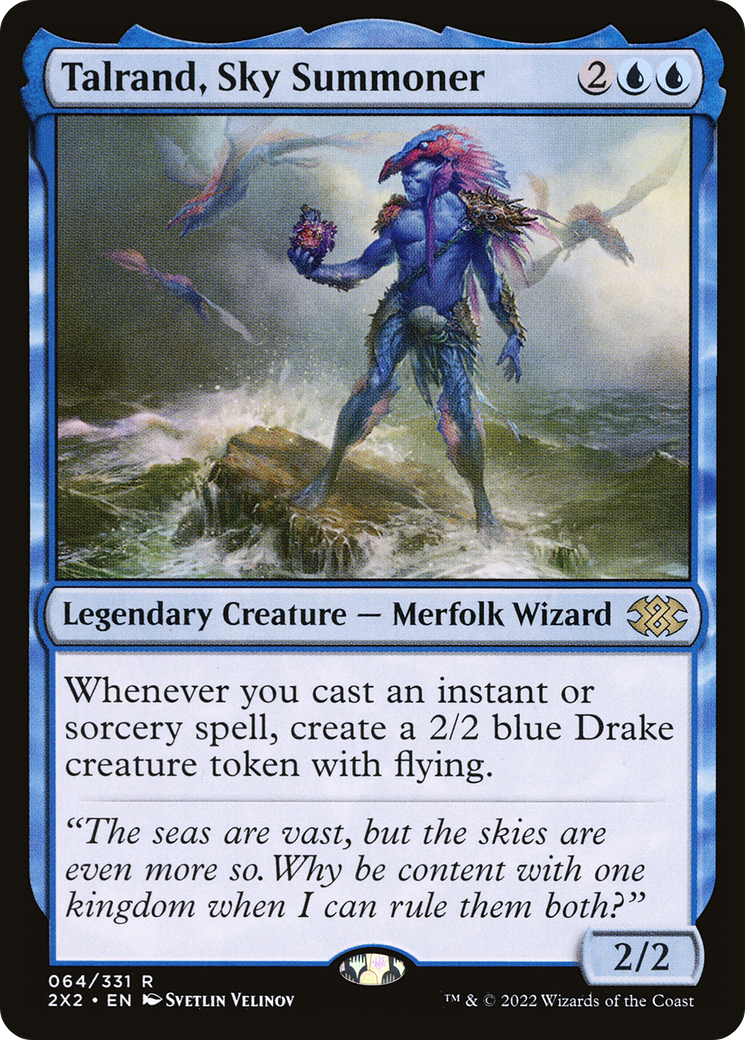 Image of Talrand, Sky Summoner (2X2-064) - Double Masters 2022