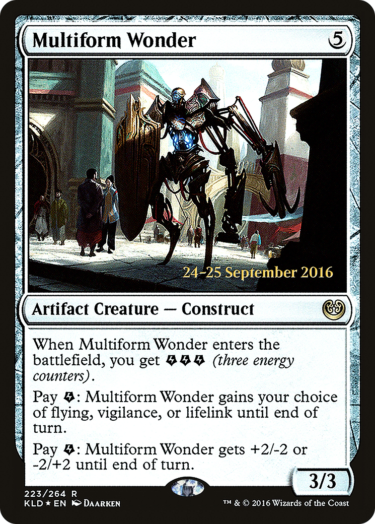 Image of Multiform Wonder (PRE-223S) - Kaladesh Promos Foil