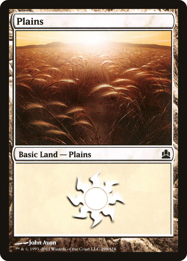 Image of Plains (299) (CMD-299) - Commander 2011