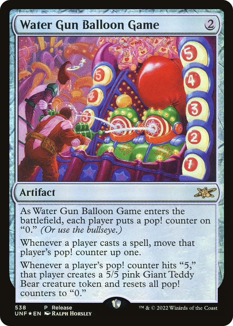 Image of Water Gun Balloon Game (LARP-538) - Unfinity Foil