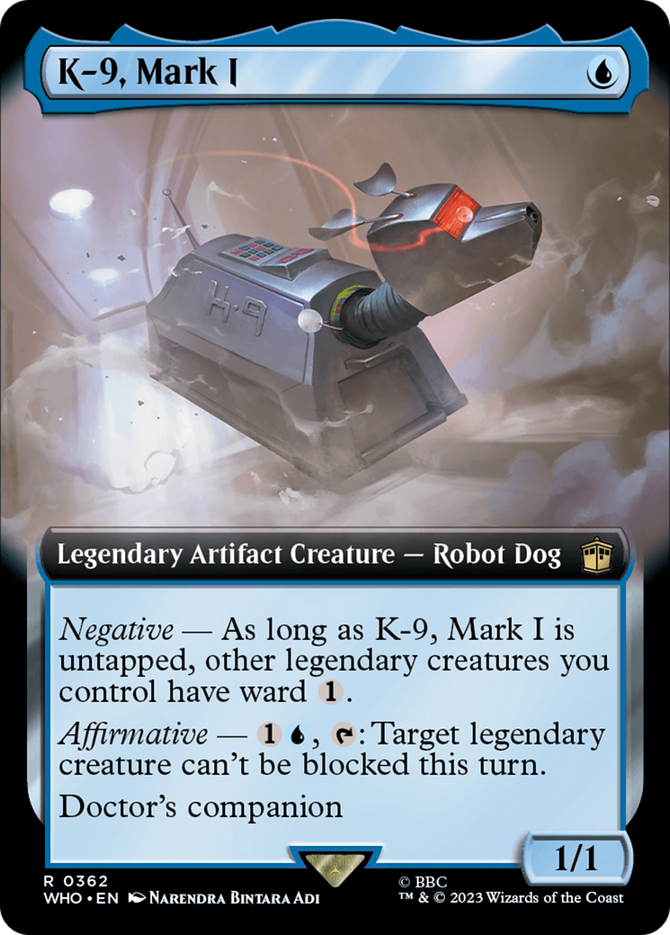 Image of K-9, Mark I (Extended Art) (WHO-362) - Doctor Who: (Extended Art) Foil