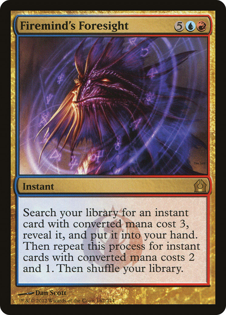 Image of Firemind's Foresight (RTR-162) - Return to Ravnica Foil