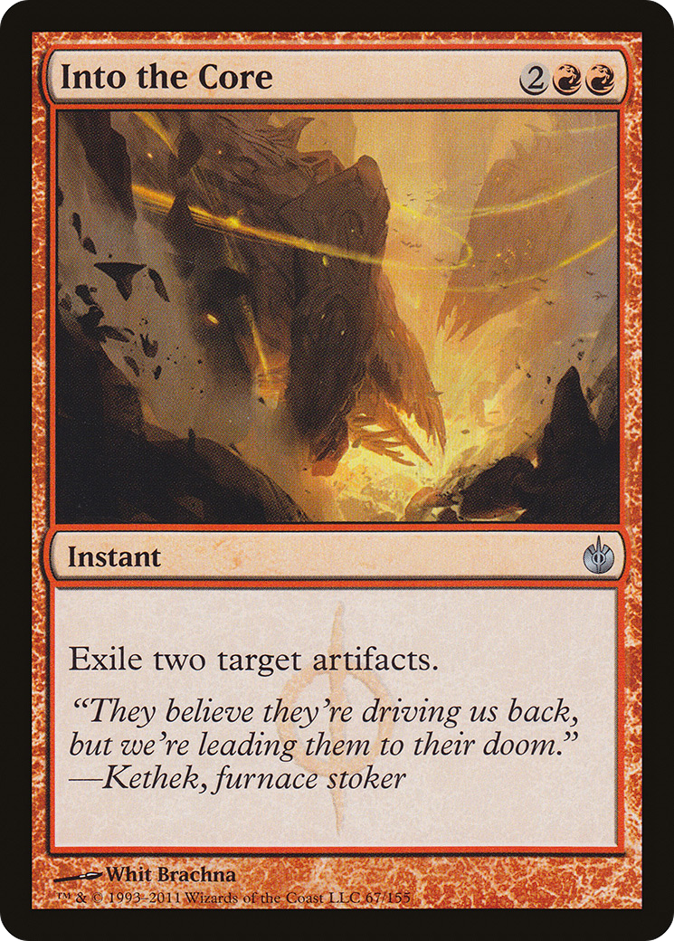 Image of Into the Core (MBS-067) - Mirrodin Besieged