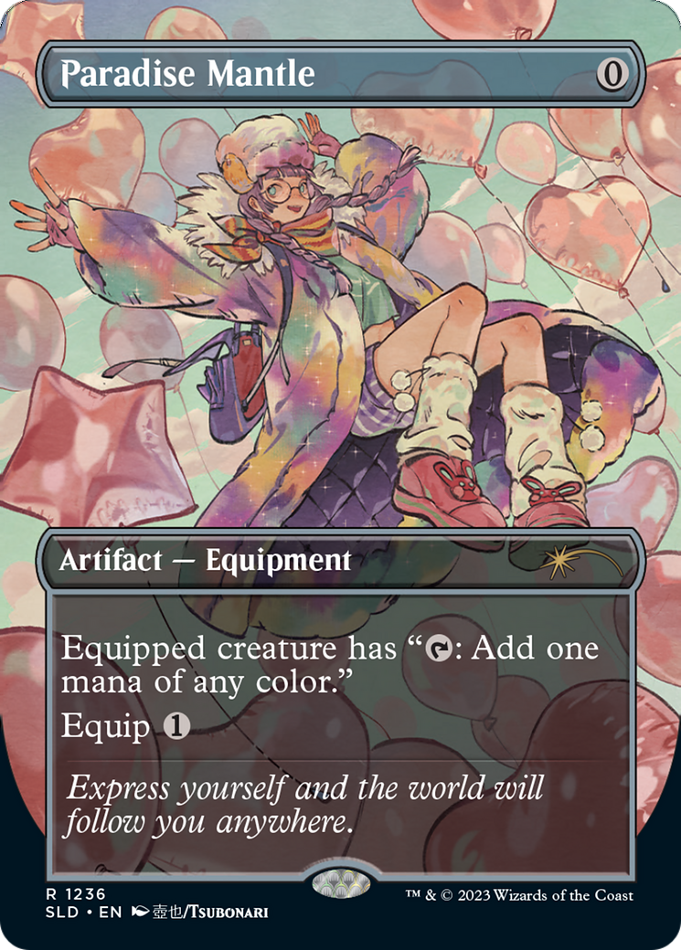 Image of Paradise Mantle (SLD-1236) - Secret Lair Drop (Borderless) Foil