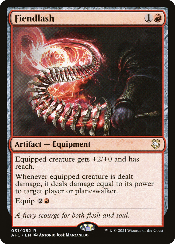 Image of Fiendlash (AFC-031) - Forgotten Realms Commander
