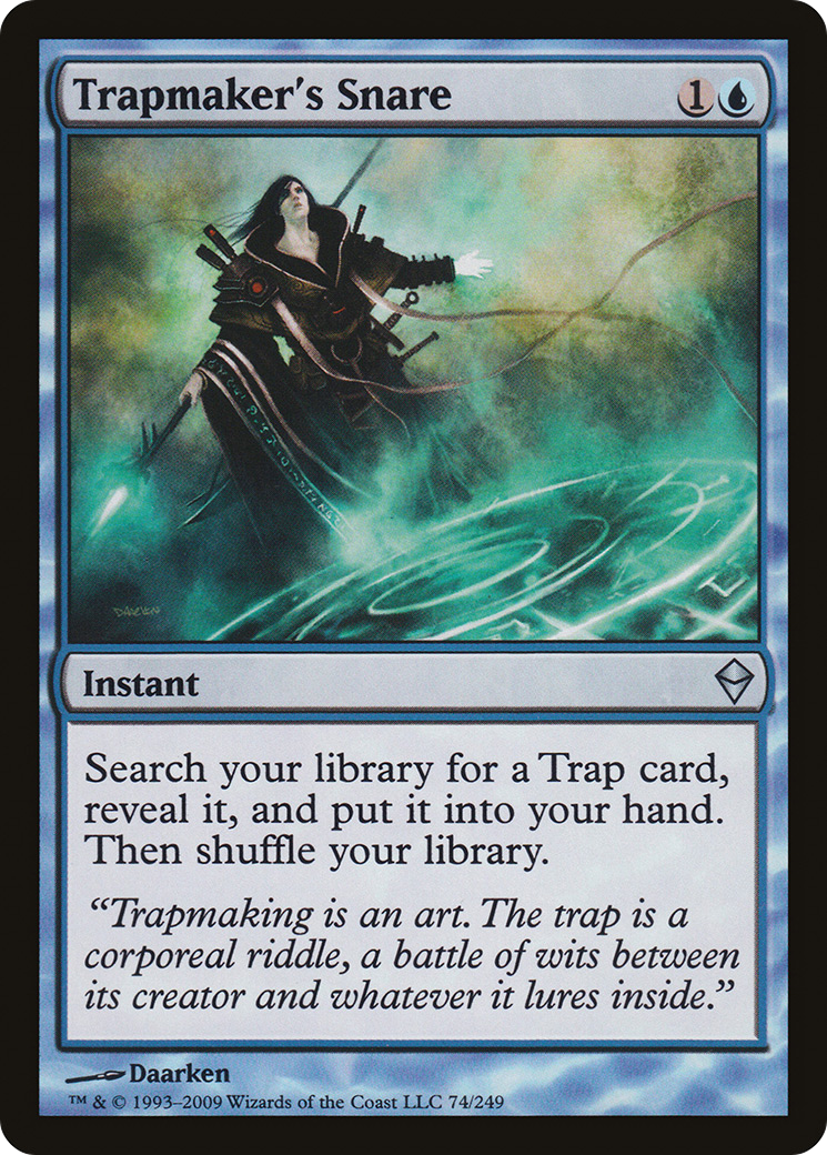 Image of Trapmaker's Snare (ZEN-074) - Zendikar Foil