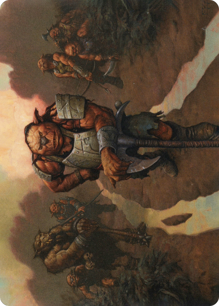 Image of Hobgoblin Bandit Lord // Hobgoblin (AAFR-030) - Adventures in the Forgotten Realms Art Series (Borderless)