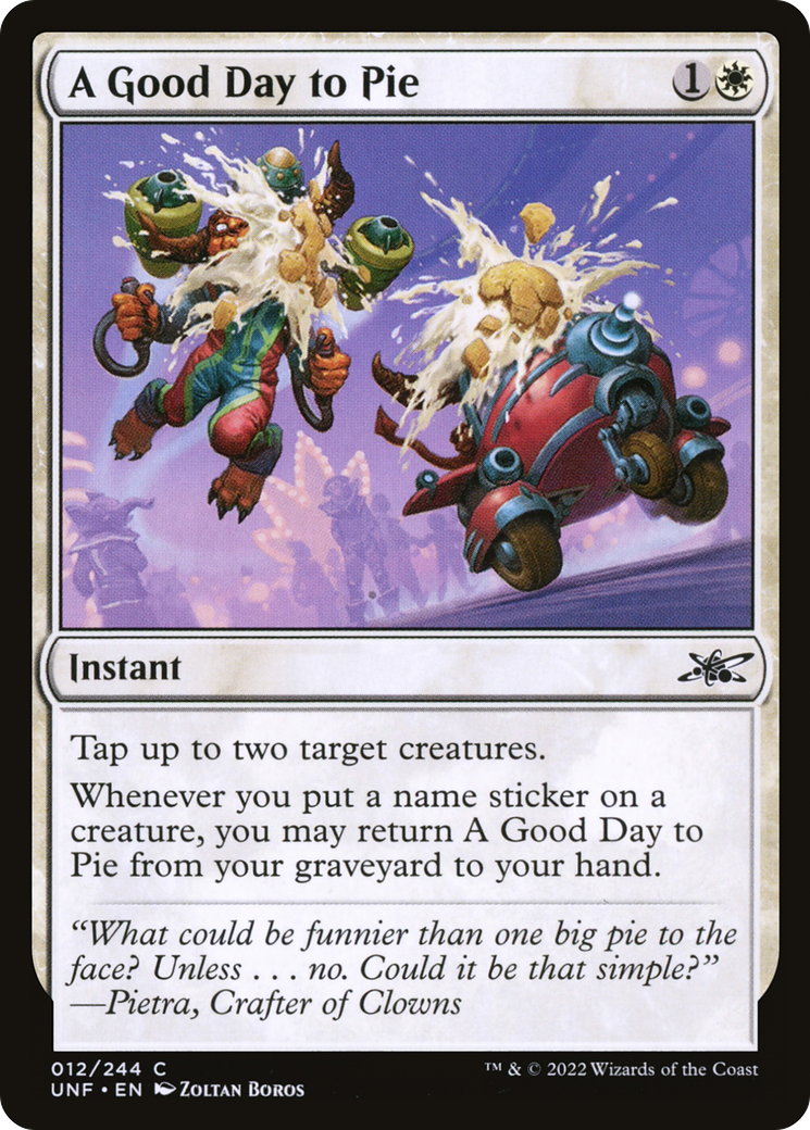 Image of A Good Day to Pie (UNF-012) - Unfinity Foil