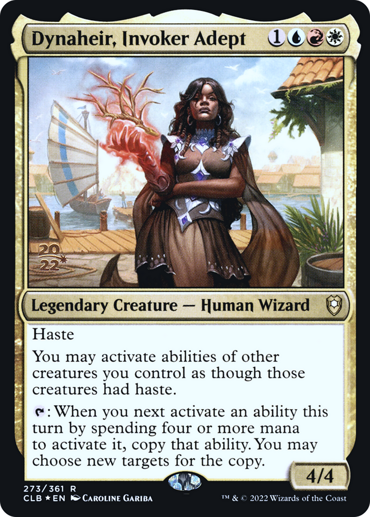 Image of Dynaheir, Invoker Adept (PRE-273) - Battle for Baldur's Gate Promos Foil
