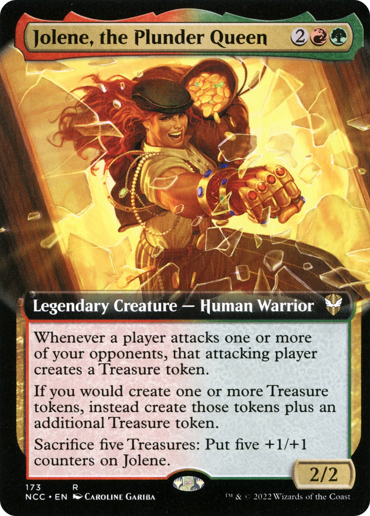 Image of Jolene, the Plunder Queen (Extended Art) (NCC-173) - New Capenna Commander: (Extended Art)