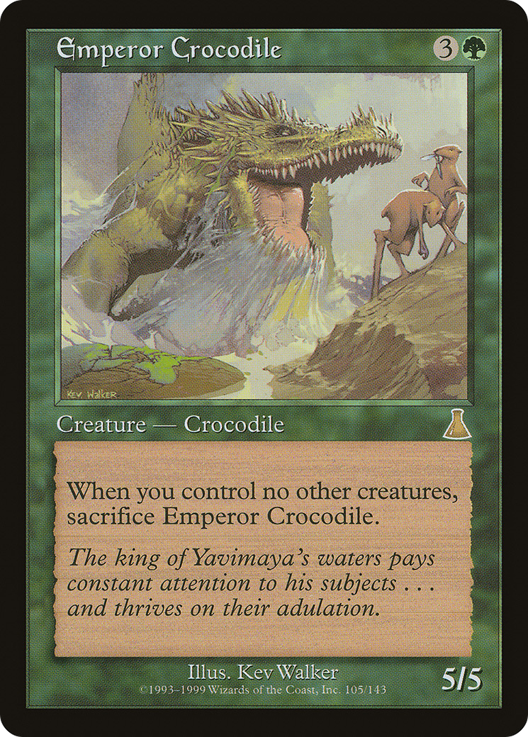 Image of Emperor Crocodile (UDS-105) - Urza's Destiny Foil