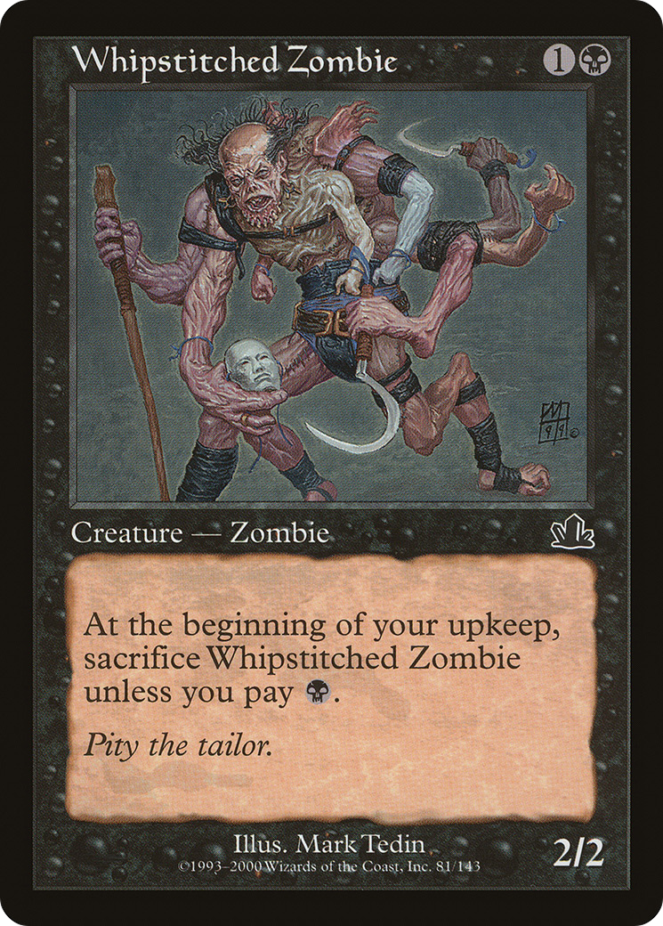 Image of Whipstitched Zombie (PCY-081) - Prophecy Foil