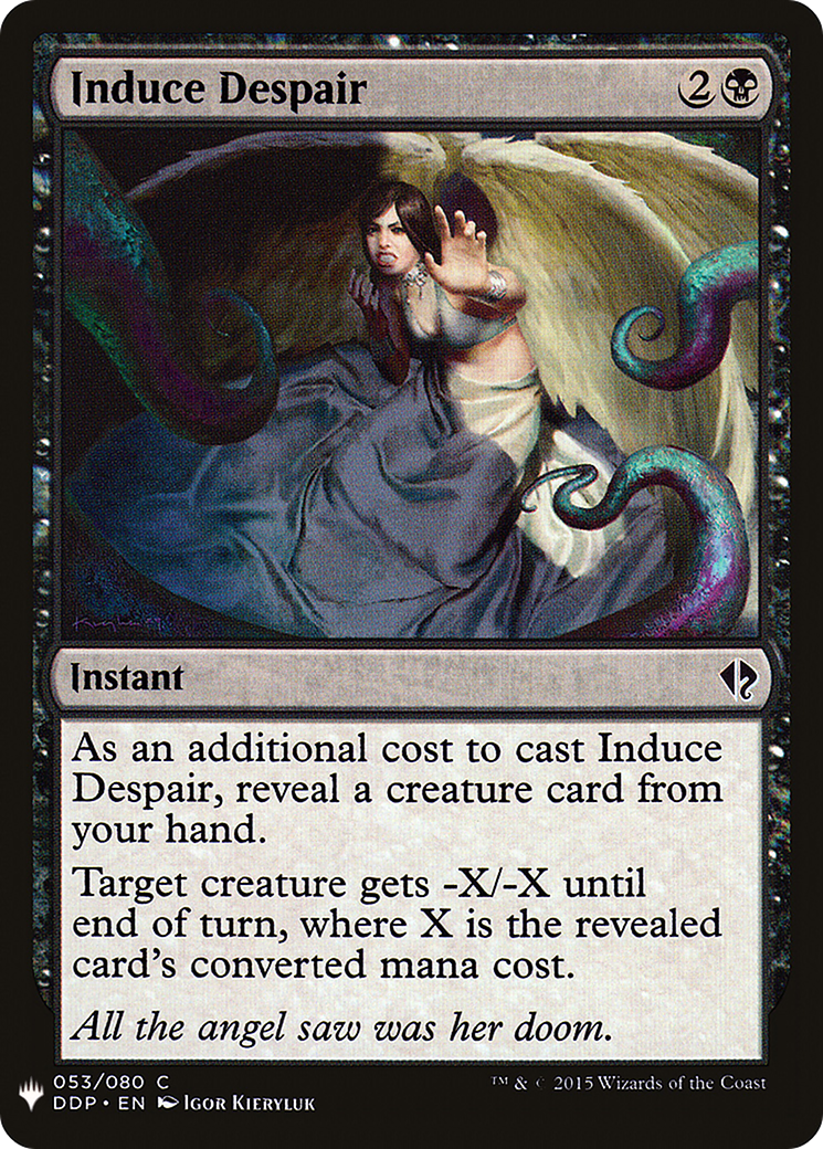 Image of Induce Despair (LIST-DDP-53) - The List