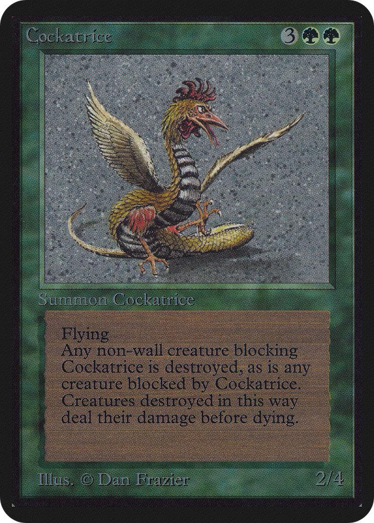 Image of Cockatrice (LEA-) - Limited Edition Alpha