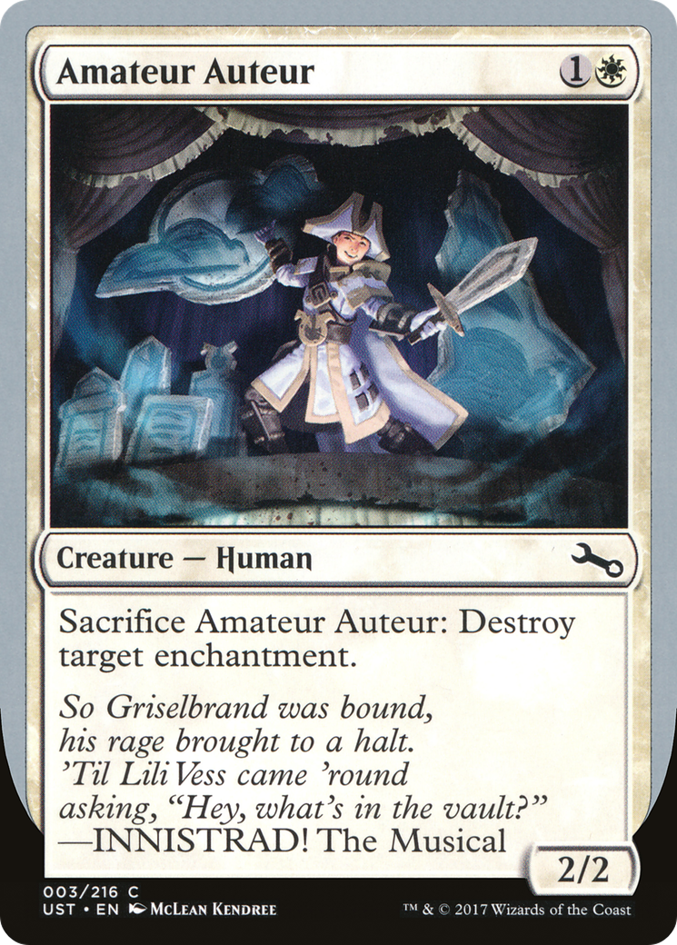 Image of Amateur Auteur (B) (UST-03B) - Unstable Foil