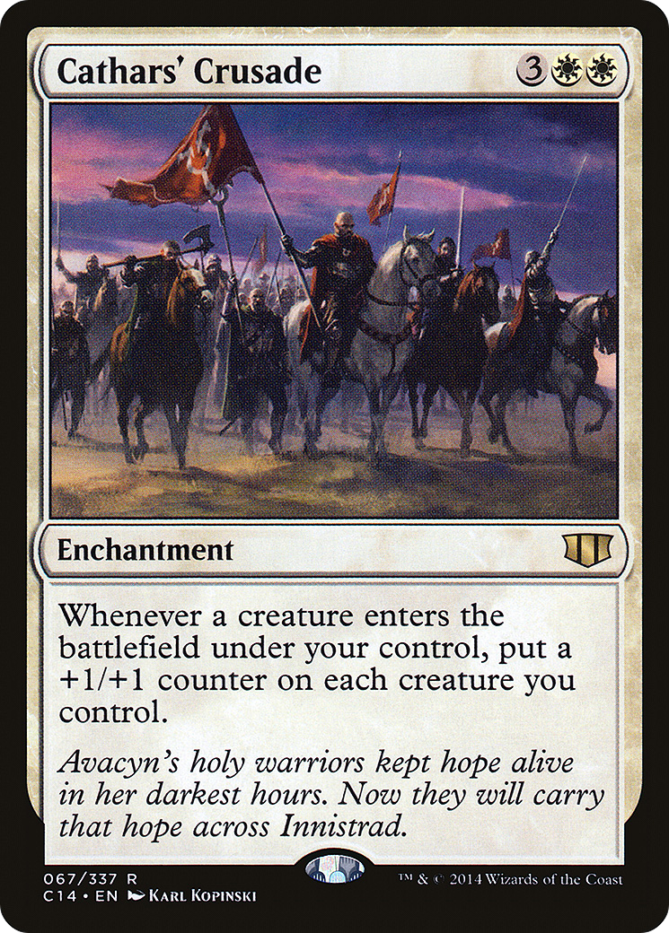 Image of Cathars' Crusade (C14-067) - Commander 2014