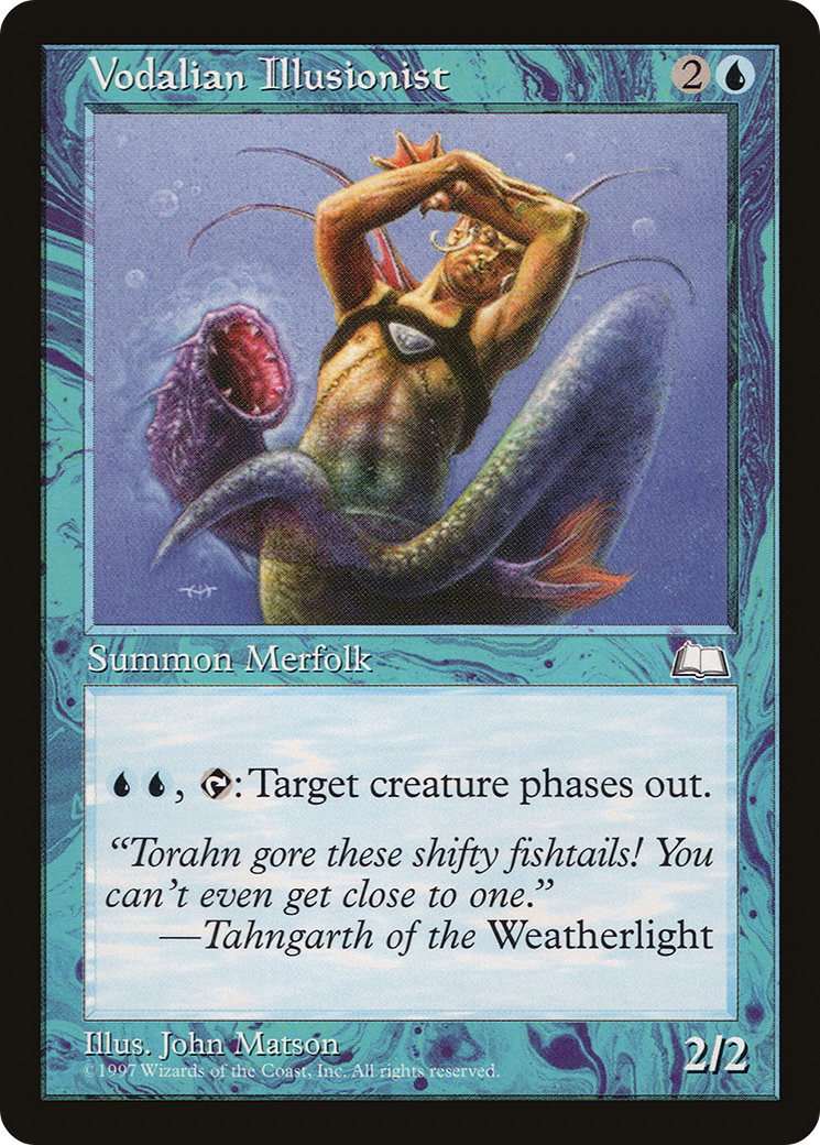 Image of Vodalian Illusionist (WTH-) - Weatherlight