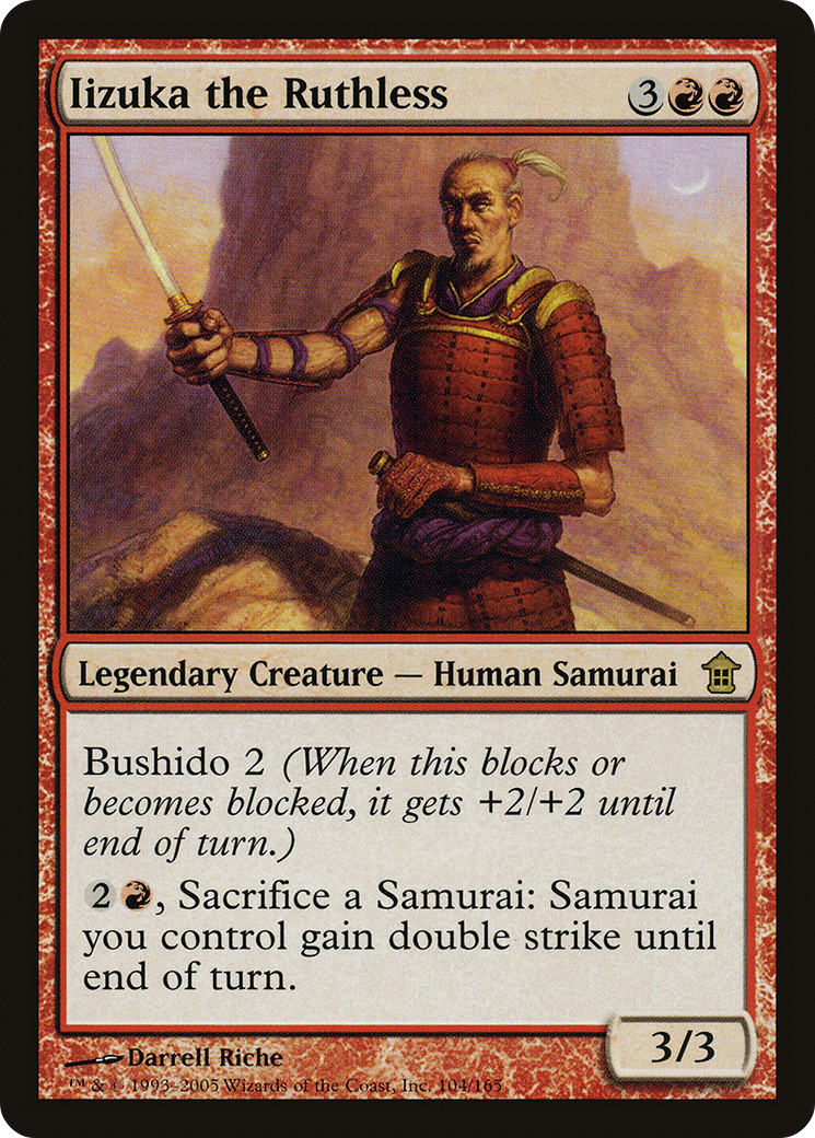 Image of Iizuka the Ruthless (SOK-104) - Saviors of Kamigawa