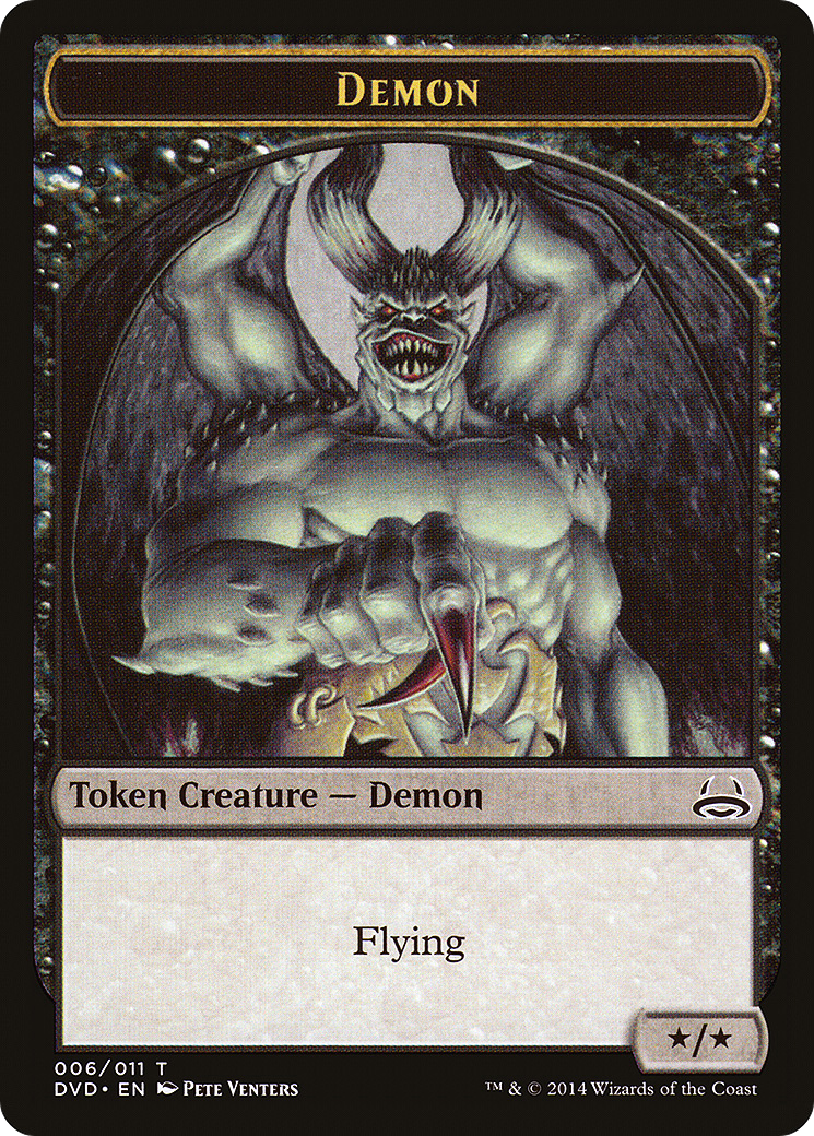 Image of Demon Token (DD3-006) - Duel Decks Anthology: Divine vs. Demonic Tokens