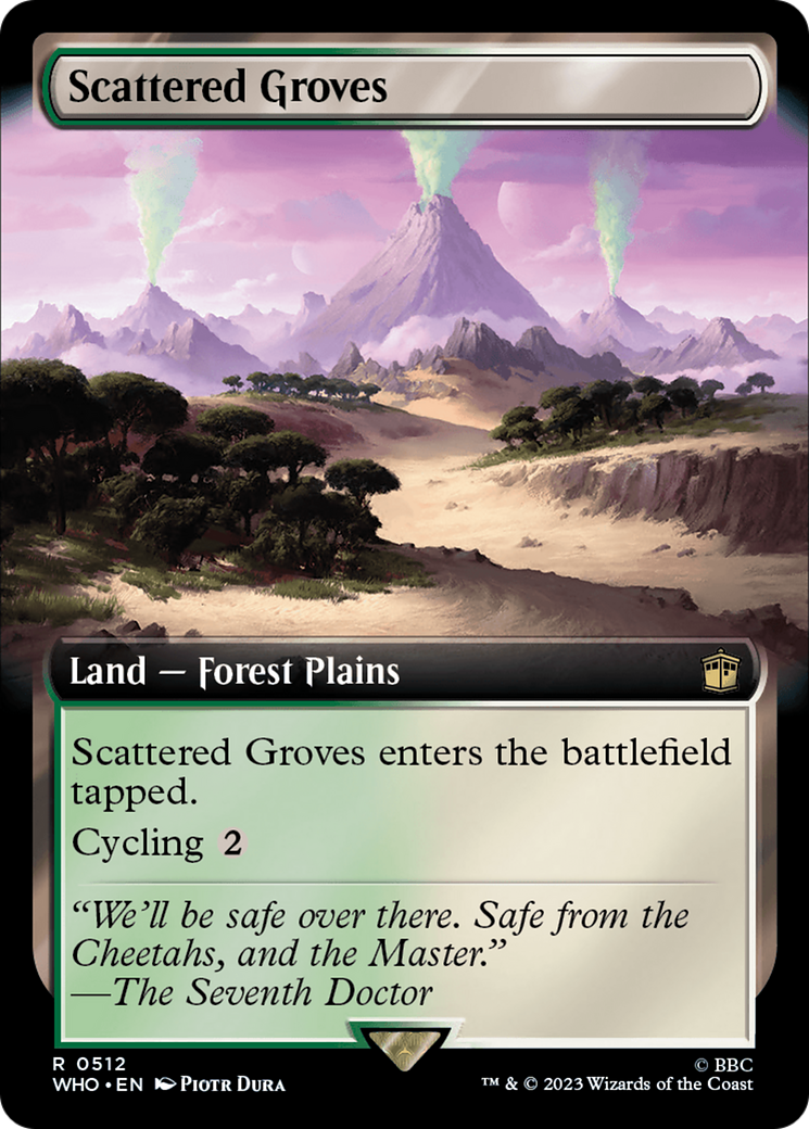Image of Scattered Groves (Extended Art) (WHO-512) - Doctor Who: (Extended Art) Foil