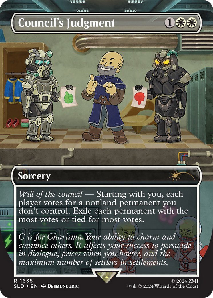 Image of Council's Judgment (SLD-1635) - Secret Lair Drop (Borderless)