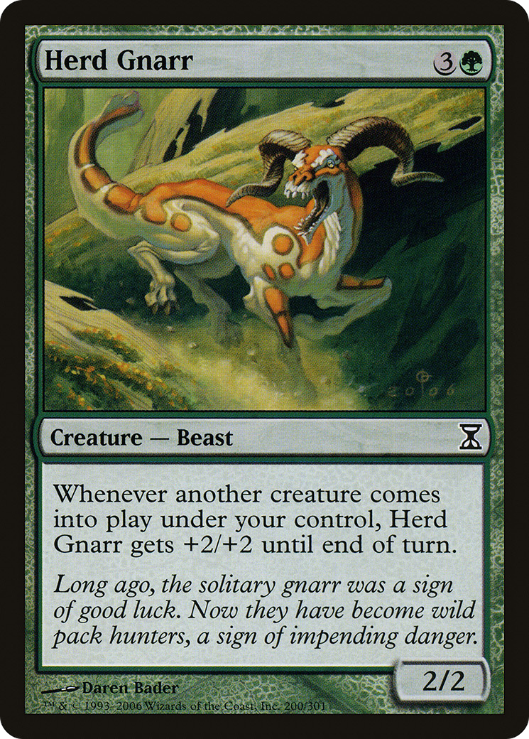 Image of Herd Gnarr (TSP-200) - Time Spiral