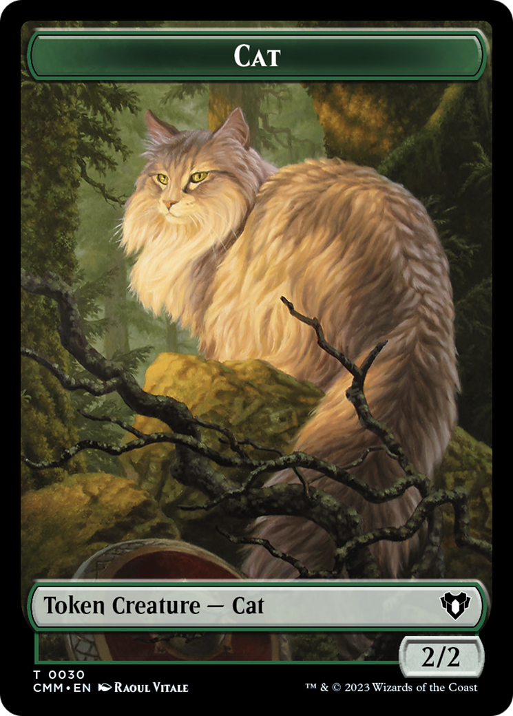 Image of Cat (TCMM-030) - Commander Masters Tokens