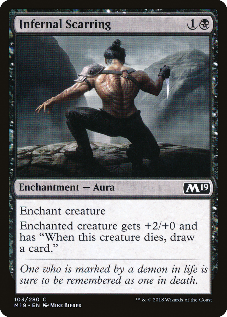 Image of Infernal Scarring (M19-103) - Core Set 2019 Foil